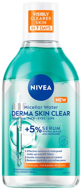 NIVEA 400ml Derma Skin Clear Refining Micellar Water -misellivesi