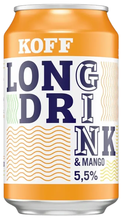 Koff Long Drink Mango long drink 5,5 % tölkki 0,33 L