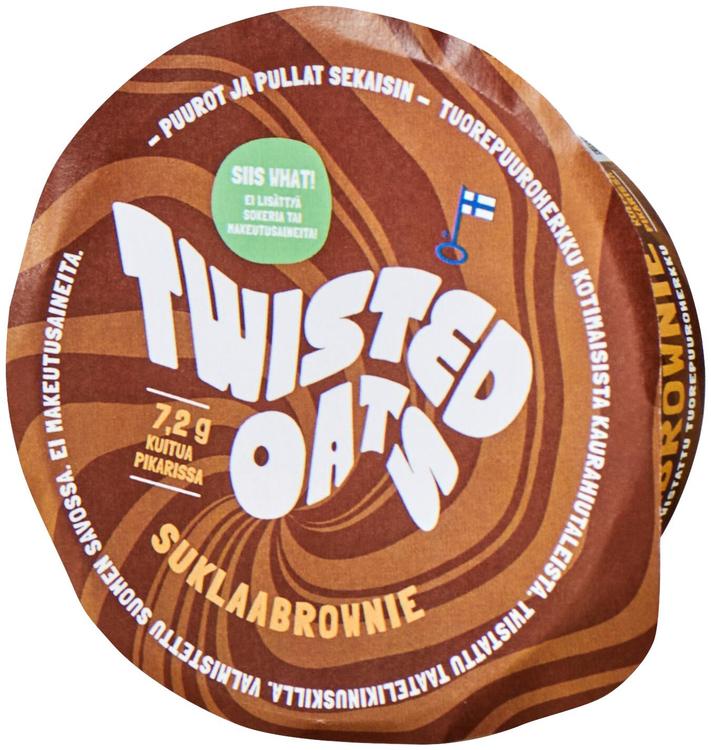 Twisted oats suklaabrownie tuorepuuroherkku 145g