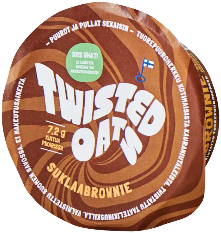 Twisted oats suklaabrownie tuorepuuroherkku 145g