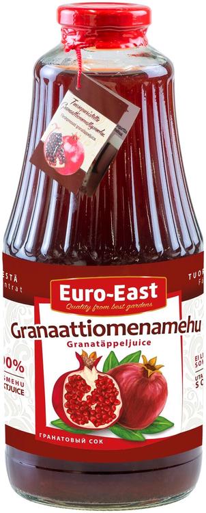 Euro-East Granaattiomenatäysmehu 100% 1,0l