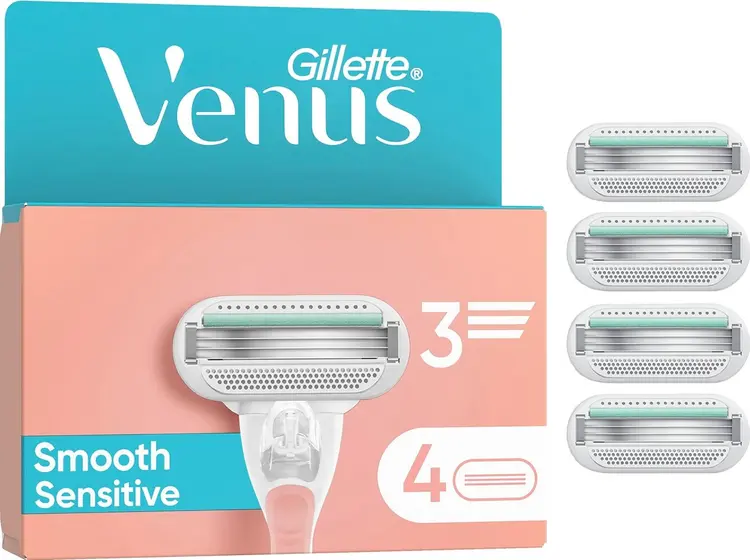 Gillette Venus Smooth Sensitive 4kpl terä