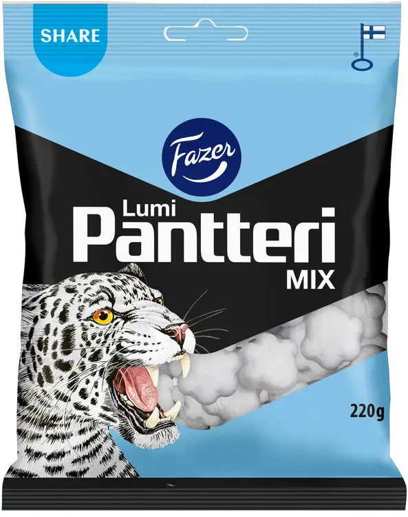 Fazer Lumi Pantteri karkkipussi 220g