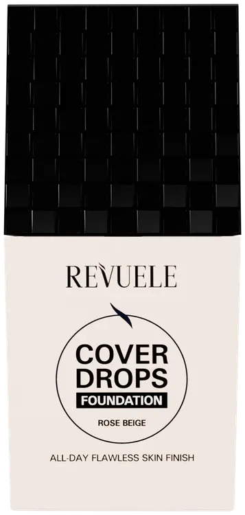 Revuele Cover Drops meikkivoide.Kevyt ja peittävät meikkivoide joka jättää ihon heleäksi.