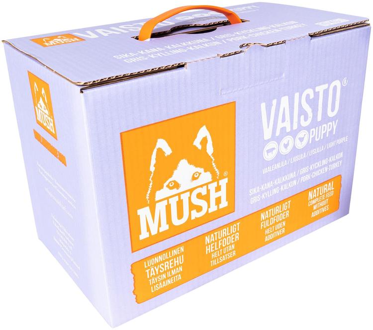 Mush Vaisto vaaleanlila puppy sika-kalkkuna-kana 10kg