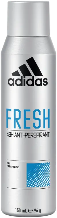 Adidas Fresh Anti-Perspirantti Spray 150 ml, miehille