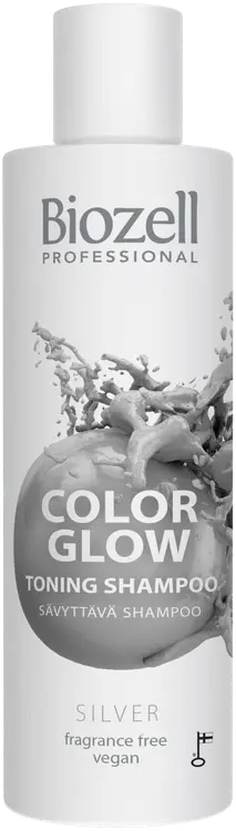 Biozell Color Glow Color Tech Sävyttävä shampoo 200ml Silver