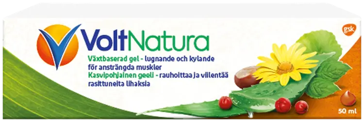 VoltNatura kasvipohjainen geeli rasittuneille lihaksille 50 ml