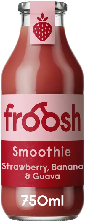 Fazer Froosh hedelmäsmoothie 750 ml mansikka, banaani ja guava