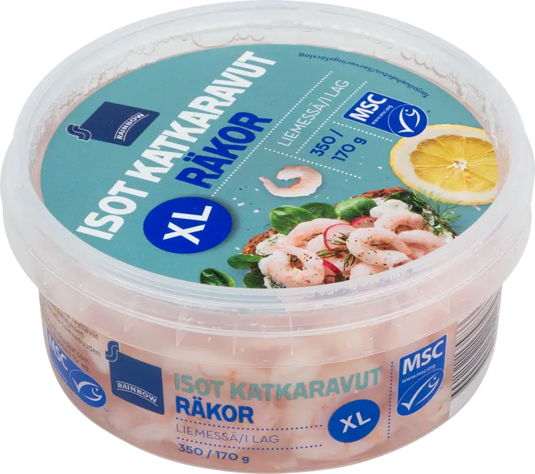 Rainbow isot katkaravut 350 g