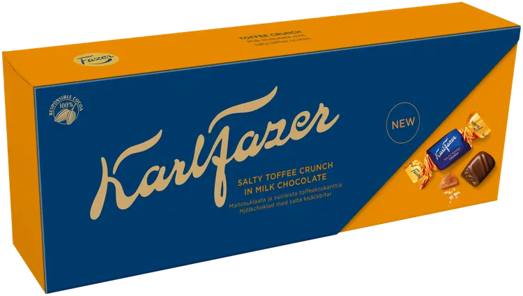 Karl Fazer Suolainen Toffeekrokantti suklaakonvehti 250g
