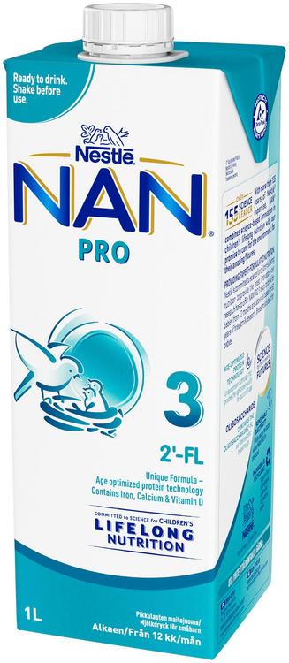 Nestlé NAN PRO 3 Pikkulasten maitojuoma 1000ml