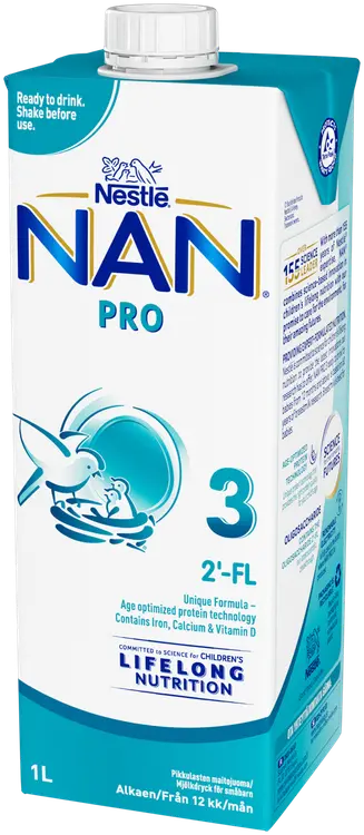 Nestlé NAN PRO 3 Pikkulasten maitojuoma 1000ml