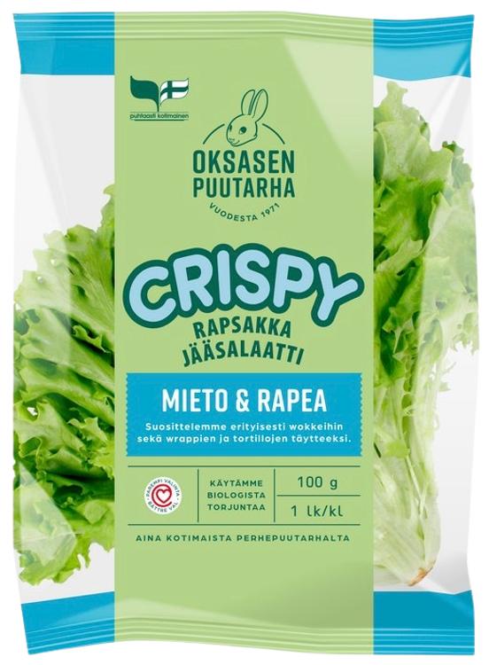 Jääsalaattipussi Crispy Oksanen