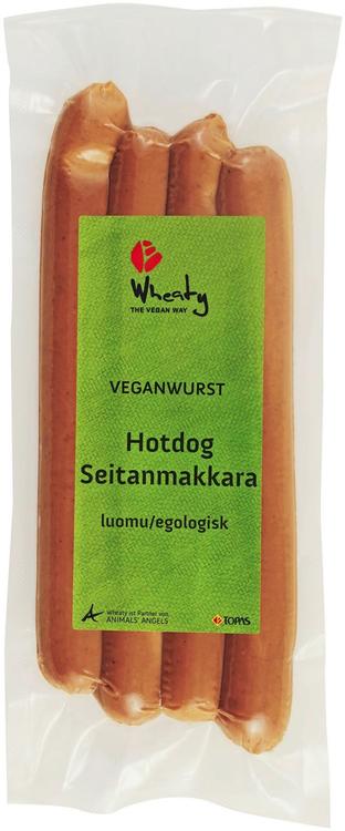 Wheaty 200g Hotdog seitanmakkara luomu