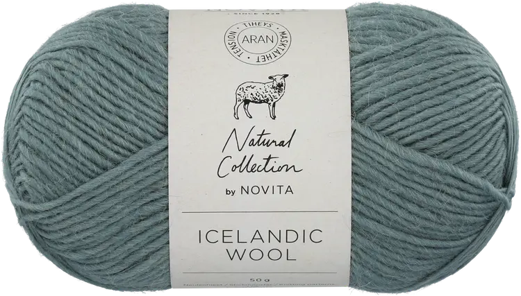 Novita lanka Icelandic Wool 50 g haikeus 301