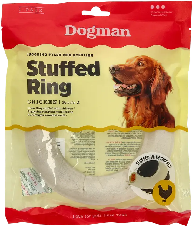 Dogman Pururengas kanatäytteellä 15cm 1-pack 180g