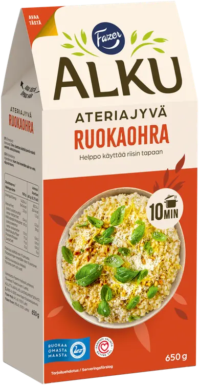 Fazer Alku Ruokaohra ateriajyvä 650 g