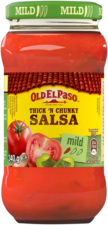 Old El Paso Thick and Chunky Salsa Mild 340g