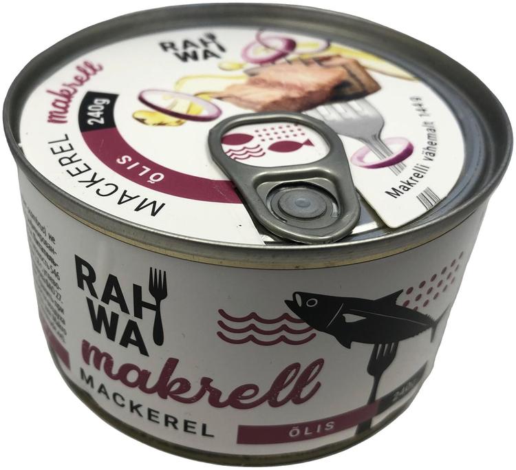 Rahwa makrel õlis 240g
