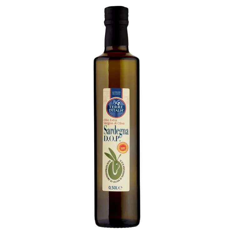 Terre d'Italia Olio Extra Vergine di Oliva Sardegna DOP oliiviöljy 500ml