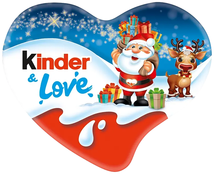 Kinder & Love Suklaasydän 37g Joulu