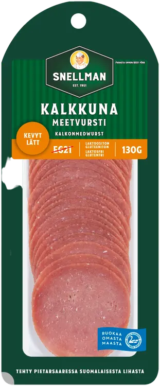 Snellman Kevyt kalkkunameetvursti 130g