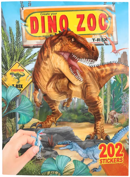 Dino World Zoo Tarrakirja