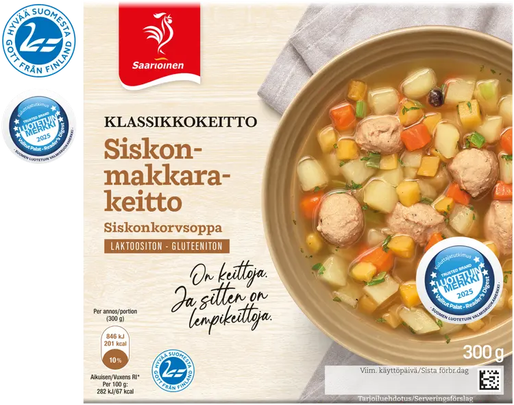 Saarioinen Siskonmakkarakeitto 300g