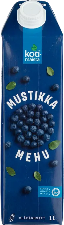 Kotimaista Mustikkamehu 1 L