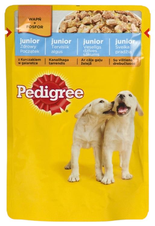 PEDIGREE Junior koeraeine kutsikatele kanalihaga tarrendis, 100 g