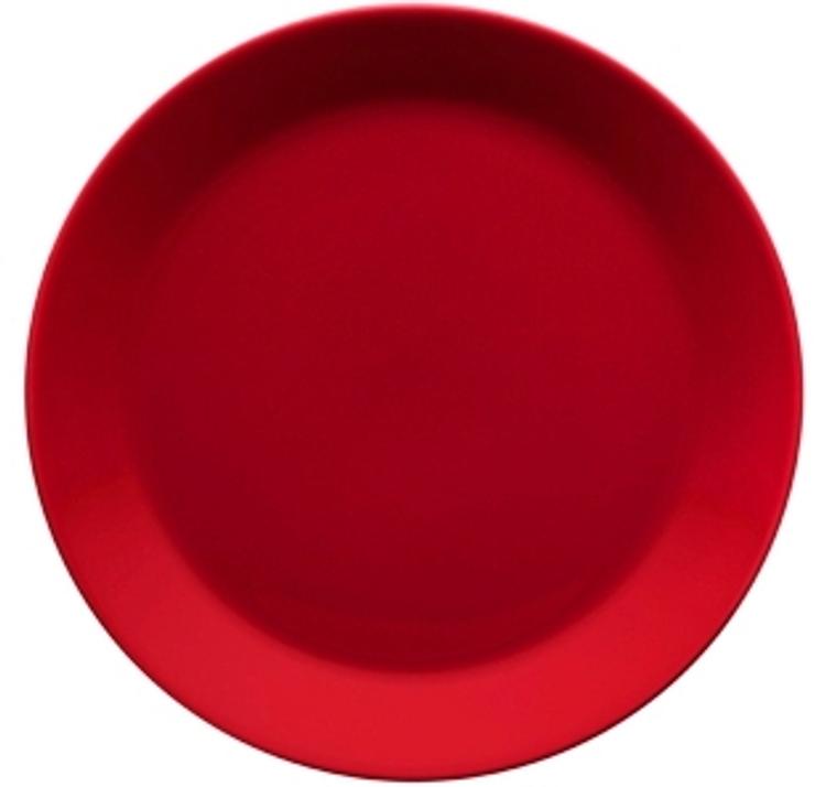 Iittala Teema lautanen 21 cm punainen