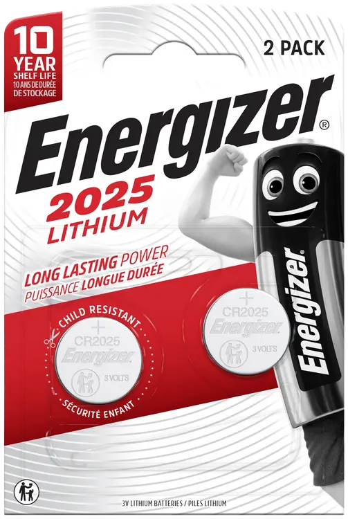 Energizer Lithium CR2025 2 kpl