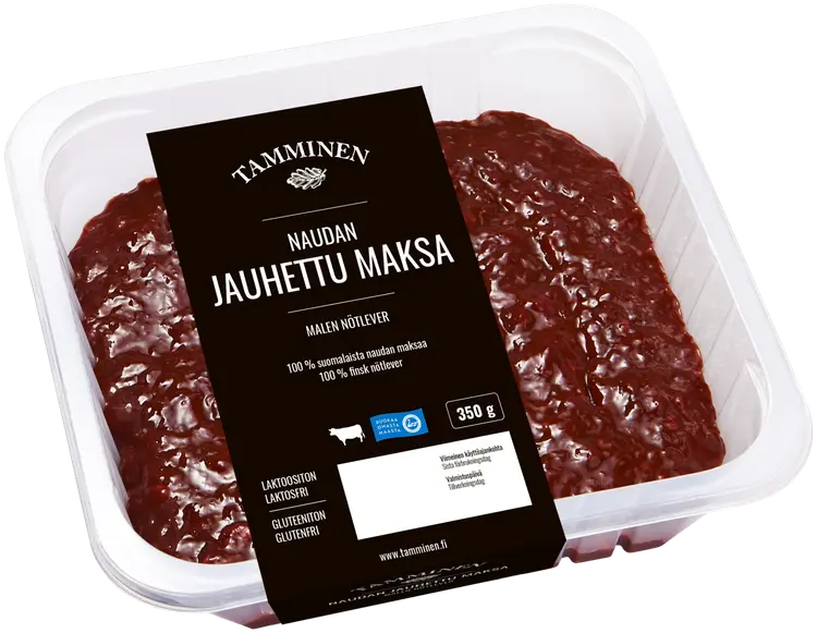 Tamminen naudan maksa jauhettu 350g