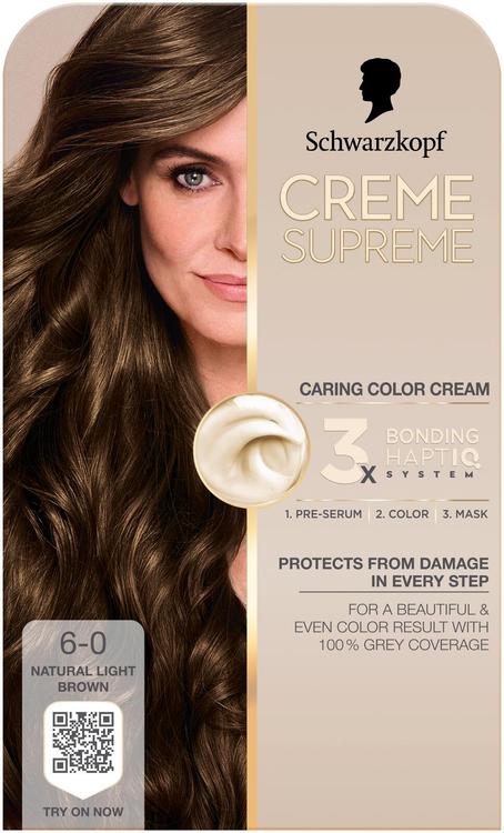 Juuksevärv Creme Supreme 6-0 Natural Light Brown