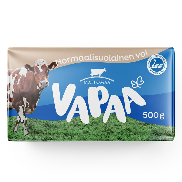 Vapaa voi normaalisuolainen 500g