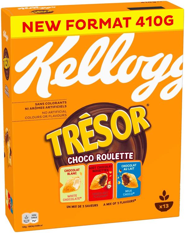 KELLOGG'S Tresor Choco Roulette 410g