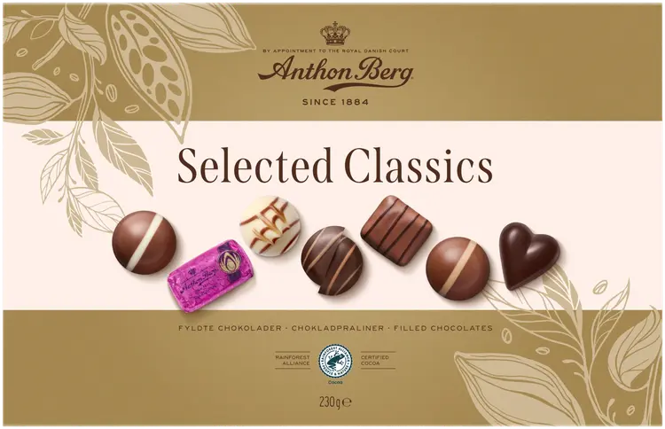 Anthon Berg Selected Classics RA suklaakonvehtilajitelma 230g