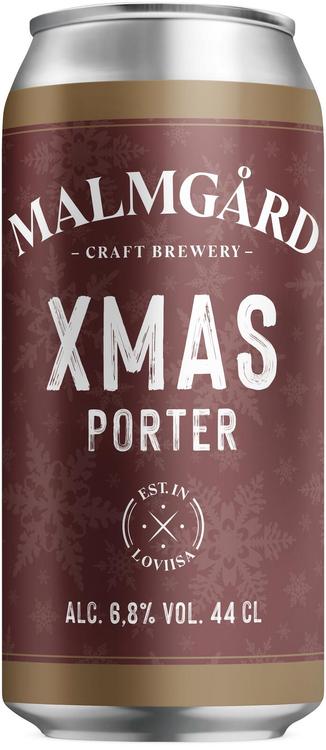 Malmgård Xmas-Porter 6,8% olut 0,44l tölkki