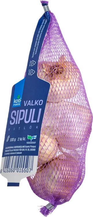 Kotimaista valkosipuli 100g