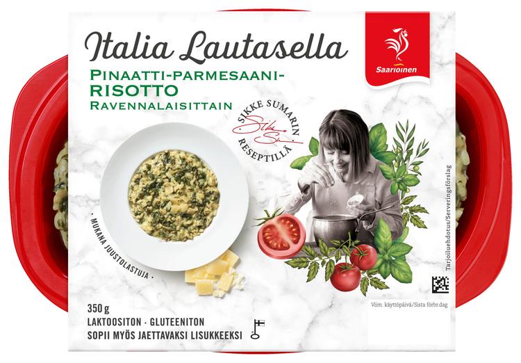 Saarioinen Pinaatti-parmesaanirisotto ravennalaisittain 350g