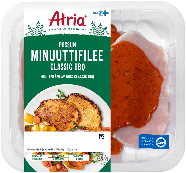Atria Possun Minuuttifilee Classic BBQ 260g