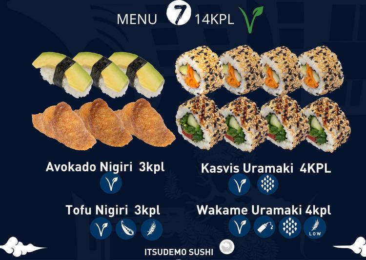 Itsudemo sushibar sushirasia kasvis