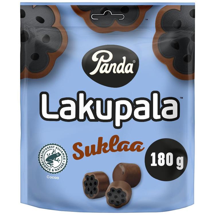 Panda Lakupala suklaa lakritsi 180g