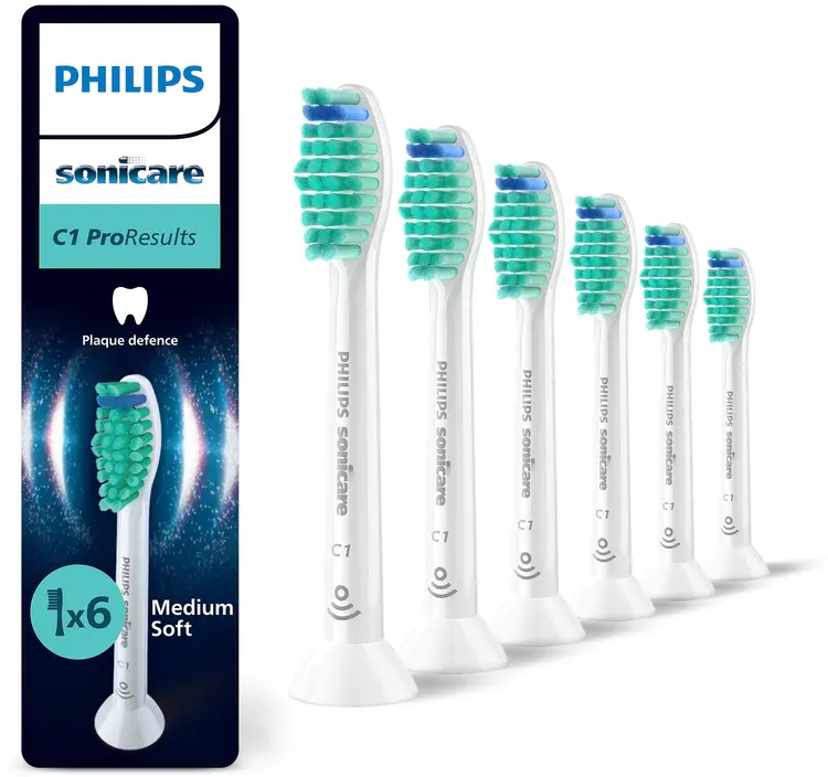 Philips Sonicare C1 ProResults vaihtoharjat 6 kpl/pakkaus, HX6016/87