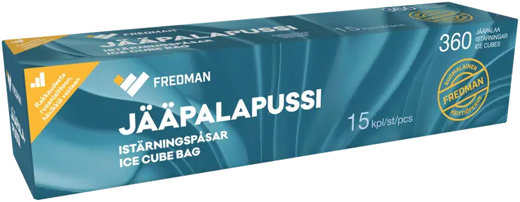 Fredman jääpalapussi 15kpl