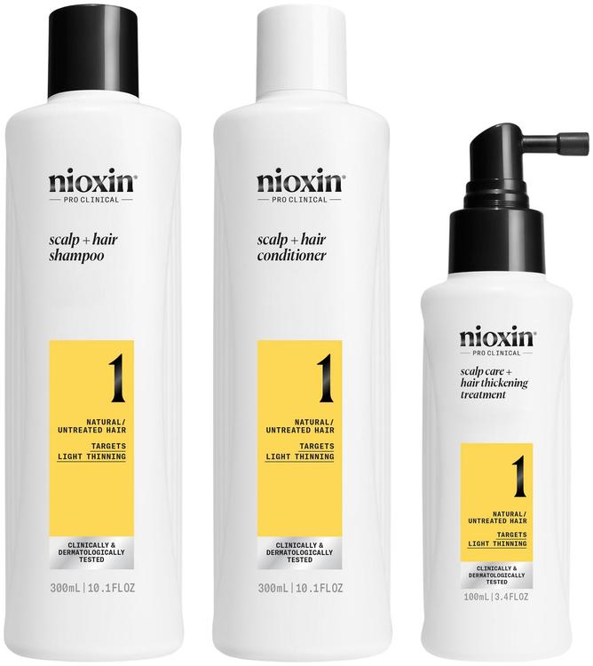 Nioxin System 1 KIT  hoitopakkaus 300+300+100 ml
