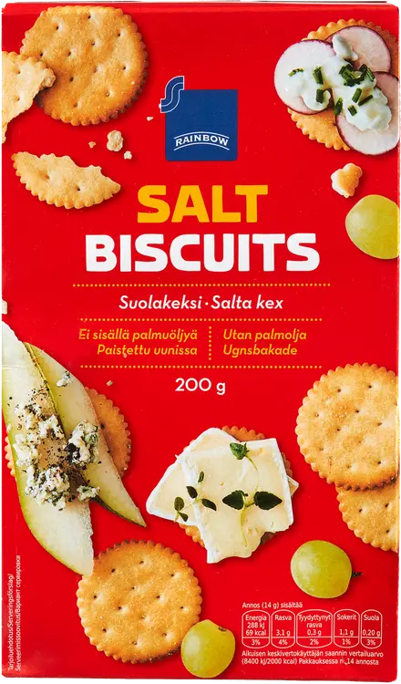 Rainbow suolakeksi 200g