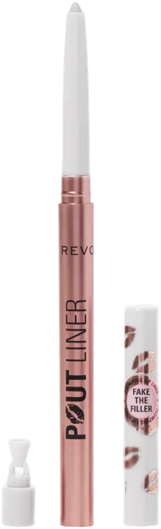Makeup Revolution Pout Bomb täyteläinen huulenrajaus 1,1g Fake The Filler Clear