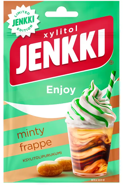 Jenkki Enjoy Minty Frappe ksylitolipurukumi 35g